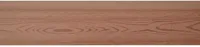 Wpc schuttingplank rabatdeel 15x2,5x180 cm donker teak