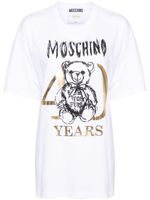 Moschino t-shirt en coton à imprimé Teddy Bear - Blanc - thumbnail