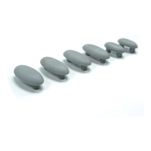 Riko Terra bufferset voor toiletzitting grijs