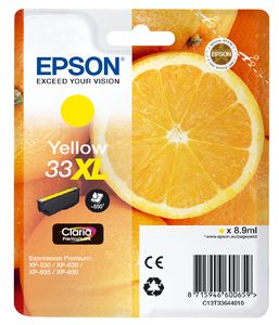 Epson Oranges C13T33644010 inktcartridge 1 stuk(s) Origineel Geel
