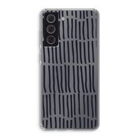 Moroccan stripes: Samsung Galaxy S21 FE Transparant Hoesje