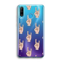 Rock: Huawei P30 Lite Transparant Hoesje Rock: Huawei P30 Lite Transparant Hoesje