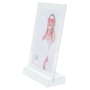 Deknudt Fotohouder in wit hout voor verticale foto 13x18 S58RV1