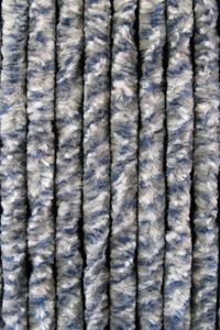 Sunarts model 8048 Kattenstaarten Blauw / Grijs / Wit gem. afm. 90 x 220 cm