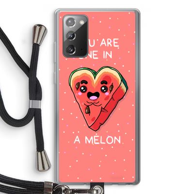 One In A Melon: Samsung Galaxy Note 20 / Note 20 5G Transparant Hoesje met koord