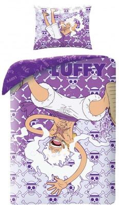 One Piece Luffy Dekbedovertrek 140 x 200 cm polyester