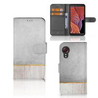Samsung Galaxy Xcover 5 | Book Style Case | Wood Concrete