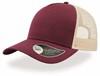 Atlantis AT511 Rapper Cotton Cap - Burgundy/Stone - One Size