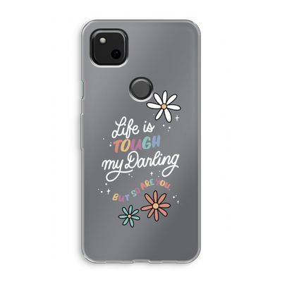 Tough Life: Google Pixel 4a Transparant Hoesje