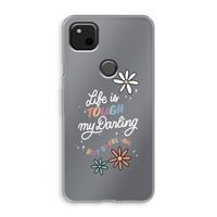Tough Life: Google Pixel 4a Transparant Hoesje