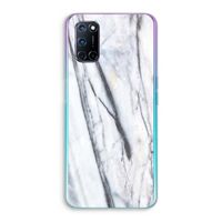 Gestreepte marmer: Oppo A72 Transparant Hoesje Gestreepte marmer: Oppo A72 Transparant Hoesje