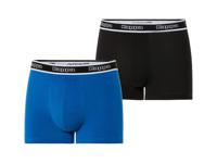 Kappa 2 heren boxers (XL, Zwart/blauw)
