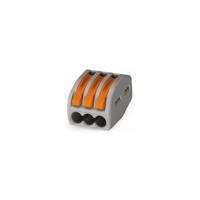 Verbindingsklem 3 polig - IP20 - 2,5mm² - met hendels