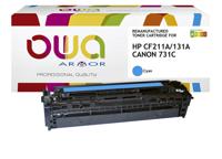 Tonercartridge owa hp cf211a blauw