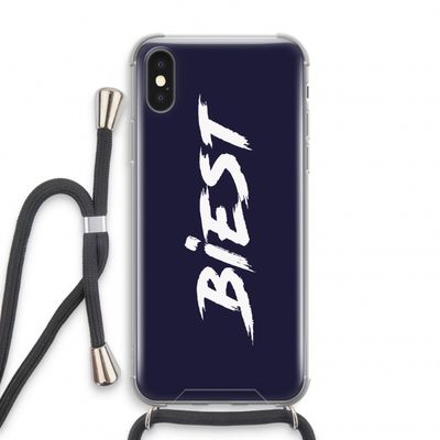 Biest: iPhone XS Transparant Hoesje met koord
