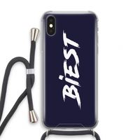 Biest: iPhone XS Transparant Hoesje met koord