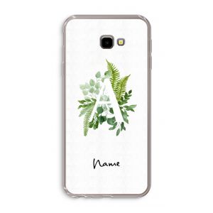 Green Brush: Samsung Galaxy J4 Plus Transparant Hoesje