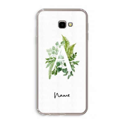 Green Brush: Samsung Galaxy J4 Plus Transparant Hoesje