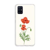 Red poppy: Galaxy A51 4G Transparant Hoesje