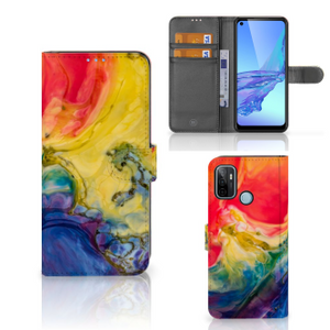 Hoesje OPPO A53 | OPPO A53s Watercolor Dark