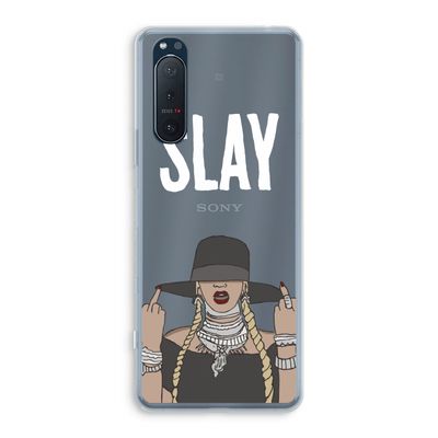 Slay All Day: Sony Xperia 5 II Transparant Hoesje