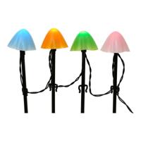 Decoratieve verlichting voor planten Lumineo 491763 Multicolour Mini Paddestoel (20 Stuks)