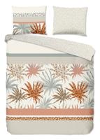 Good Morning Dekbedovertrek "bladeren en dierenprint" - Multi - (200x200/220 cm) - Katoen