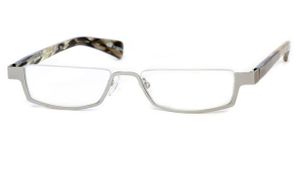 Leesbril Peek Performer 2144 H1 mat zilver/grijs +1.00