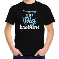 Going to be a big brother cadeau t-shirt zwart jongens - Aankodiging zwangerschap grote broer