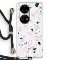 Terrazzo N°3: Huawei P50 Pro Transparant Hoesje met koord