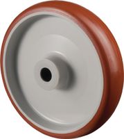 BS Rollen Reserve-wiel | wiel-d. 200 mm draagvermogen 380 kg | polyurethaan | as-d. 20 mm naaflengte 58 mm | 1 stuk - B31.200 B31.200 - thumbnail