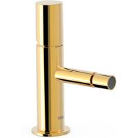Bidetkraan Tres Study | Opbouw | Mengkraan | 1-knop | Rond | 24k Goud glans