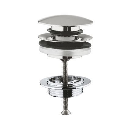 Grohe Waste Others met Push Open Plug Supersteel