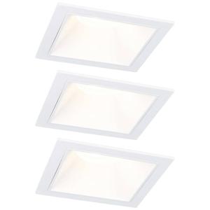 Paulmann 93126 Cole LED-inbouwlamp Set van 3 stuks LED 6 W Wit