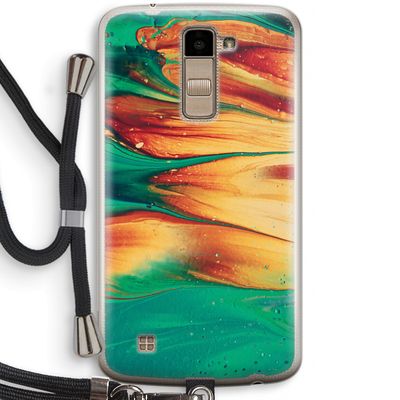 Green Inferno: LG K10 (2016) Transparant Hoesje met koord
