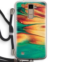 Green Inferno: LG K10 (2016) Transparant Hoesje met koord