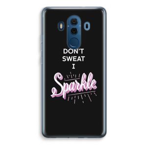 Sparkle quote: Huawei Mate 10 Pro Transparant Hoesje