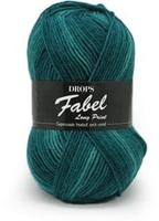 Drops Fabel Long Print 918 Smaragd