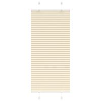 VidaXL Plissé rolgordijn 55x100 cm stofbreedte 54,4 cm polyester crème