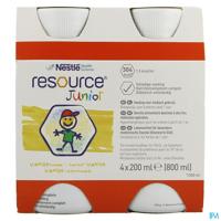 Resource Junior Vanille 4x200 ml