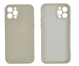 iPhone 12 Pro hoesje - Backcover - TPU - Gebroken Wit