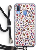 Planets Space: Samsung Galaxy A40 Transparant Hoesje met koord