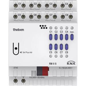 Theben 4940220 Schakelactor RM 8 S KNX