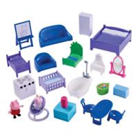 Spectron Peppa pig houten poppenhuis met 9 kamers