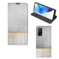 Xiaomi Mi 10T | 10T Pro Book | Wallet Case | Wood Concrete