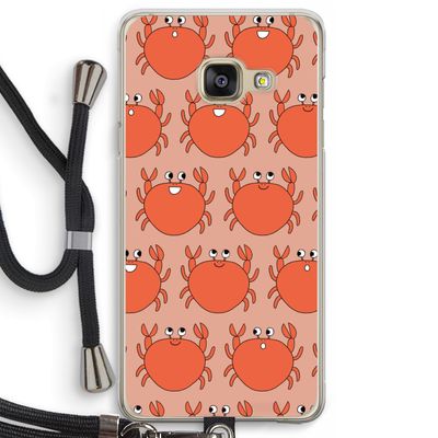 Krab: Samsung Galaxy A3 (2016) Transparant Hoesje met koord