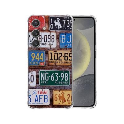 Samsung Galaxy S25 Plus Hoesje - Kentekenplaten TPU Antishock Samsung Galaxy S25 Plus Hoesje - Kentekenplaten TPU Antishock