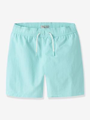 Zwemshort voor jongens, lang en effen, van NAME IT aqua