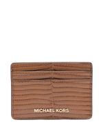 Michael Kors porte-cartes Jet Set en cuir - Marron