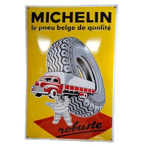 Michelin Robuste Reclame Emaille Bord - 60 x 40cm